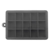 BAR BUTLER GREY SILICONE 15 ICE CUBES TRAY WITH COVER