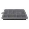 BAR BUTLER GREY SILICONE 15 ICE CUBES TRAY WITH COVER
