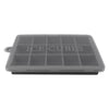 BAR BUTLER GREY SILICONE 15 ICE CUBES TRAY WITH COVER