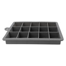 BAR BUTLER GREY SILICONE 15 ICE CUBES TRAY WITH COVER