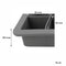 BAR BUTLER GREY SILICONE ICE CUBE (24) TRAY WITH LID