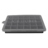 BAR BUTLER GREY SILICONE 24 ICE CUBES TRAY WITH COVER