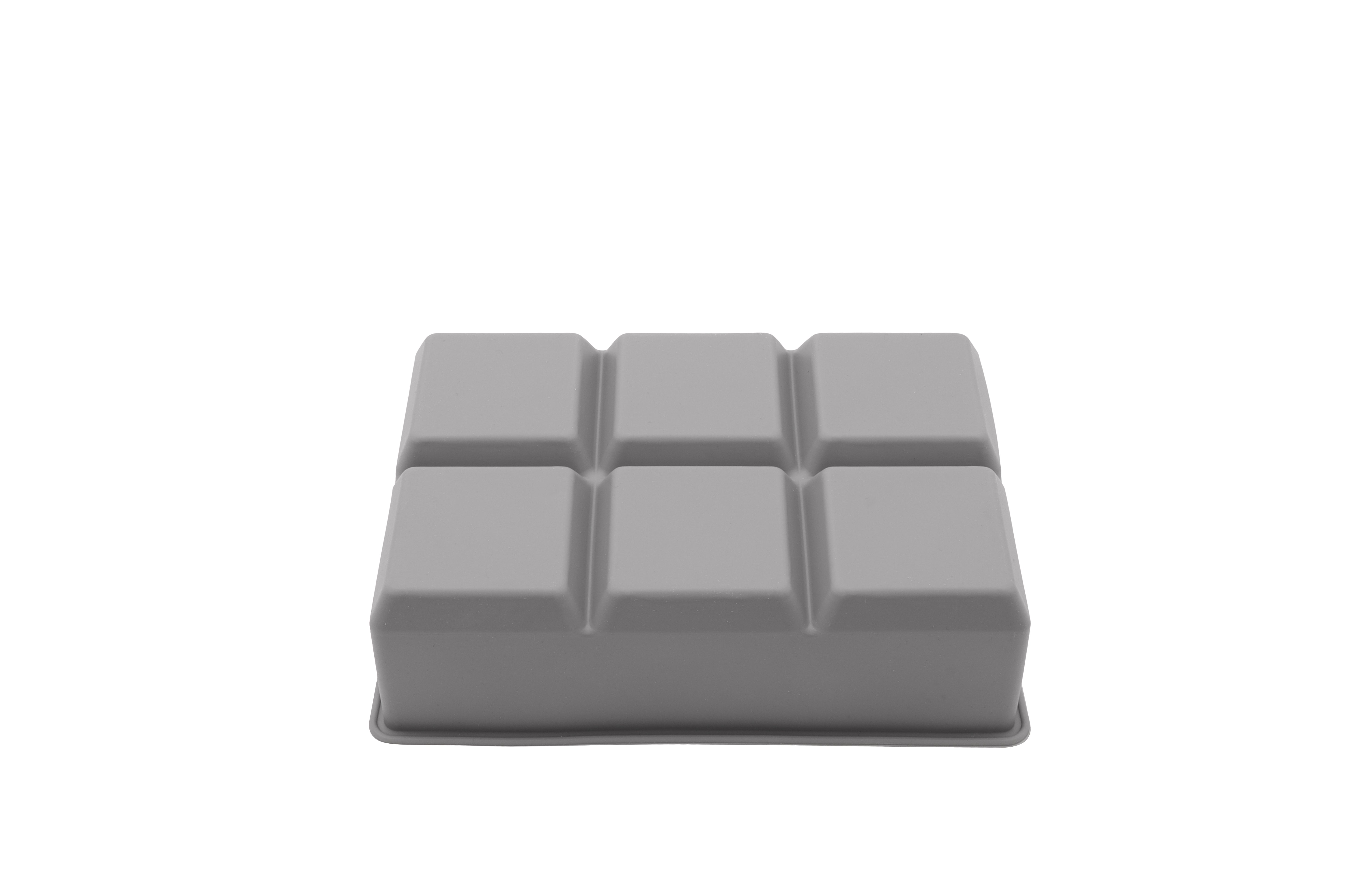 BAR BUTLER GREY SILICONE 6 JUMBO ICE CUBES TRAY
