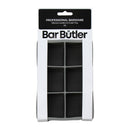 BAR BUTLER GREY SILICONE 6 JUMBO ICE CUBES TRAY