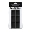 BAR BUTLER GREY SILICONE 6 JUMBO ICE CUBES TRAY