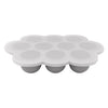 BAR BUTLER GREY SILICONE 10 ICE/BABY FOOD MOULDS WITH COVER