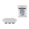 BAR BUTLER GREY SILICONE 10 ICE/BABY FOOD MOULDS WITH COVER