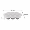 BAR BUTLER GREY SILICONE 10 ICE/BABY FOOD MOULDS WITH COVER