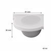 BAR BUTLER GREY SILICONE 10 ICE/BABY FOOD MOULDS WITH COVER