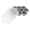 BAR BUTLER GREY SILICONE 10 ICE/BABY FOOD MOULDS WITH COVER