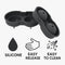 BAR BUTLER GREY SILICONE 2 LARGE BALLS ICE MOULD