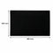 REGENT PLACE MATS WOVEN PVC BLACK WITH BORDER 4 PACK ROLL, 300xX450MM