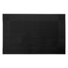 REGENT PLACE MATS WOVEN PVC BLACK WITH BORDER 4PK ROLL, 300xX450MM