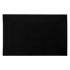 REGENT PLACE MATS WOVEN PVC BLACK WITH BORDER 4 PACK ROLL, 300xX450MM