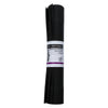 REGENT PLACE MATS WOVEN PVC BLACK WITH BORDER 4PK ROLL, 300xX450MM