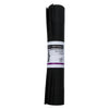 REGENT PLACE MATS WOVEN PVC BLACK WITH BORDER 4 PACK ROLL, 300xX450MM