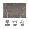 REGENT PLACE MATS WOVEN PVC GREY MARBLE 4PK ROLL, 300X450MM