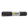 REGENT PLACE MATS WOVEN PVC & COTTON MOTTLED BLACK & WHITE 4PK ROLL, 300X450MM