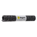 REGENT PLACE MATS WOVEN PVC/COTTON MOTTLED BLACK/WHITE, 4 PACK ROLL (300X450MM)