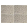 REGENT PLACE MATS PRESSED GOLD METALLIC PVC, 4 PACK ROLL (300X450MM)