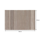 REGENT PLACE MATS WOVEN DESERT SAND PVC, 4 PACK ROLL (300X450MM)