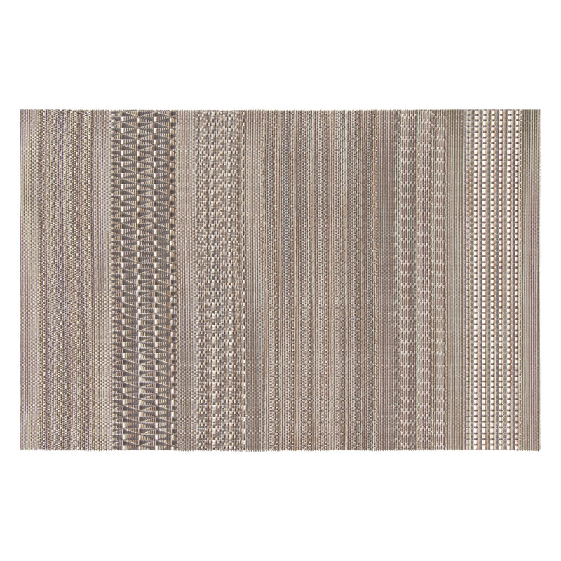 REGENT PLACE MATS WOVEN DESERT SAND PVC, 4 PACK ROLL (300X450MM)