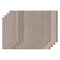 REGENT PLACE MATS WOVEN DESERT SAND PVC, 4 PACK ROLL (300X450MM)