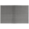 REGENT PLACE MATS WOVEN SILVER/BLACK PVC 4PK ROLL, 300X450MM