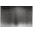 REGENT PLACE MATS WOVEN SILVER/BLACK PVC, 4 PACK (300X450MM)