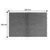 REGENT PLACE MATS WOVEN SILVER/BLACK PVC 4PK ROLL, 300X450MM