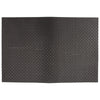 REGENT PLACE MATS WOVEN PVC BLACK 4PK ROLL, 300X450MM