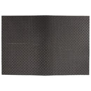 REGENT PLACE MATS WOVEN BLACK PVC, 4 PACK (300X450MM)