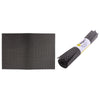 REGENT PLACE MATS WOVEN PVC BLACK 4PK ROLL, 300X450MM