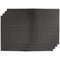 REGENT PLACE MATS WOVEN BLACK PVC, 4 PACK (300X450MM)