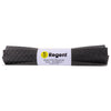 REGENT PLACE MATS WOVEN PVC BLACK 4PK ROLL, 300X450MM