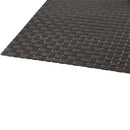 REGENT PLACE MATS WOVEN BLACK PVC, 4 PACK (300X450MM)