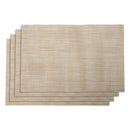REGENT PLACE MATS WOVEN PVC BEIGE BLISS 4PK ROLL, 300X450MM