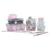 REGENT STOREAWAY PLASTIC STACK BOX CLEAR, 2.1L - 195X195X115MM