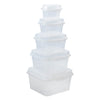 REGENT STOREAWAY PLASTIC STACK BOX CLEAR, 2.1L - 195X195X115MM