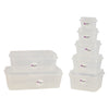 REGENT STOREAWAY PLASTIC STACK BOX CLEAR, 2.1L - 195X195X115MM