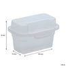 REGENT STOREAWAY CLEAR PLASTIC STACK BOX 150ML, 104X70X70MM