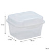 REGENT STOREAWAY CLEAR PLASTIC STACK BOX 700ML, 130X150X70MM