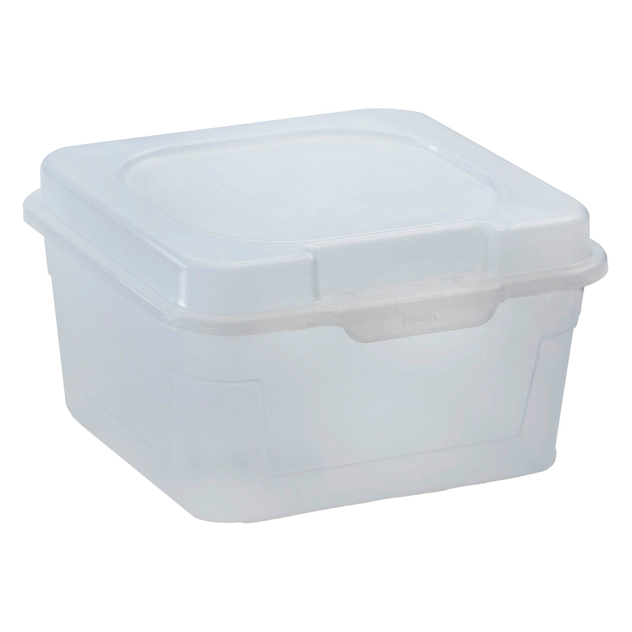 REGENT STOREAWAY PLASTIC STACK BOX CLEAR, 1.3L - 160X170X55MM