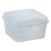REGENT STOREAWAY PLASTIC STACK BOX CLEAR, 2.1L - 195X195X115MM
