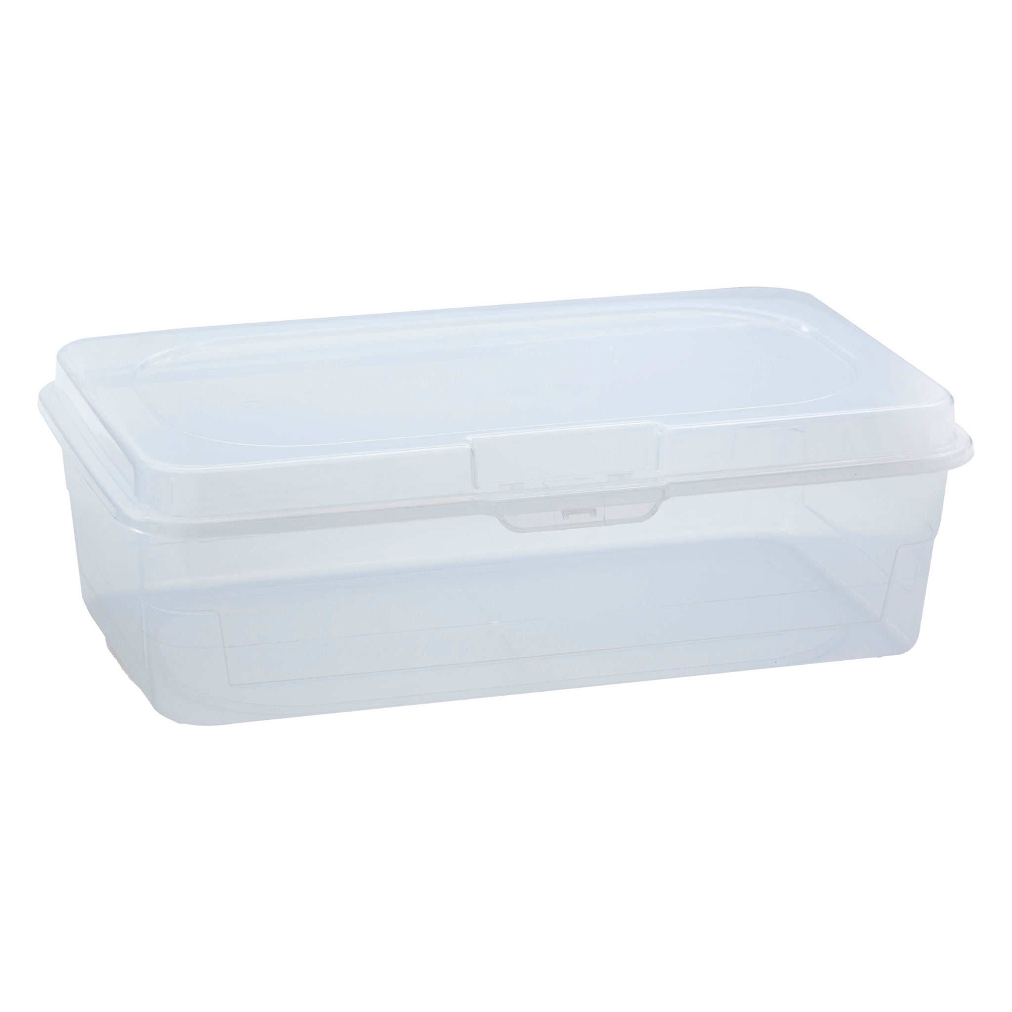 REGENT STOREAWAY PLASTIC STACK BOX CLEAR, (350X200X115MM)