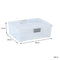 REGENT PLASTIC PINKI STORAGE BOX CLEAR & GREY, 5.8LT (290X260X110MM)