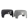 REGENT STOREAWAY HOUSEHOLD PLASTIC STOOL LIGHT OR DARK GREY (MAX. WEIGHT 80KG), 435X345X235MM