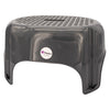REGENT STOREAWAY HOUSEHOLD PLASTIC STOOL LIGHT OR DARK GREY (MAX. WEIGHT 80KG), 435X345X235MM