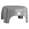 REGENT STOREAWAY HOUSEHOLD PLASTIC STOOL LIGHT OR DARK GREY (MAX. WEIGHT 80KG), 435X345X235MM
