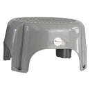 REGENT PLASTIC HOUSEHOLD L STOOL BEIGE & GREY ASSORTED (MAX. WEIGHT 80KG), (435X345X235MM)
